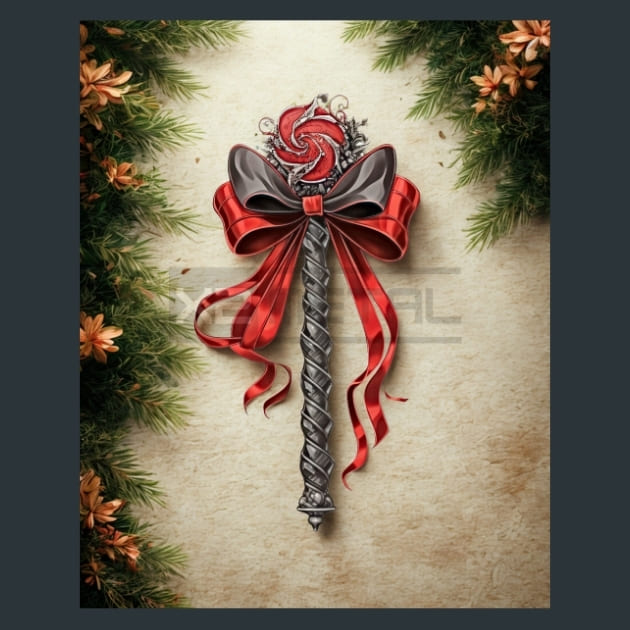 Gothic Christmas Metal Prints, Posters And – Metal Print &amp; Mouse Pad | ChromaLuxe | Made in Iowa USA
