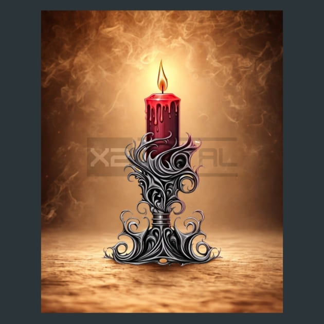 Gothic Christmas Metal Prints, Posters And – Metal Print &amp; Mouse Pad | ChromaLuxe | Made in Iowa USA