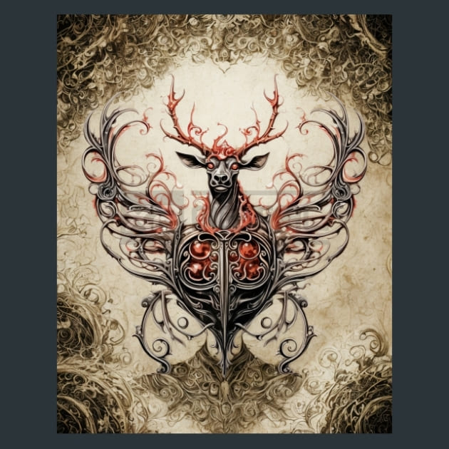 Gothic Christmas Metal Prints, Posters And – Metal Print &amp; Mouse Pad | ChromaLuxe | Made in Iowa USA