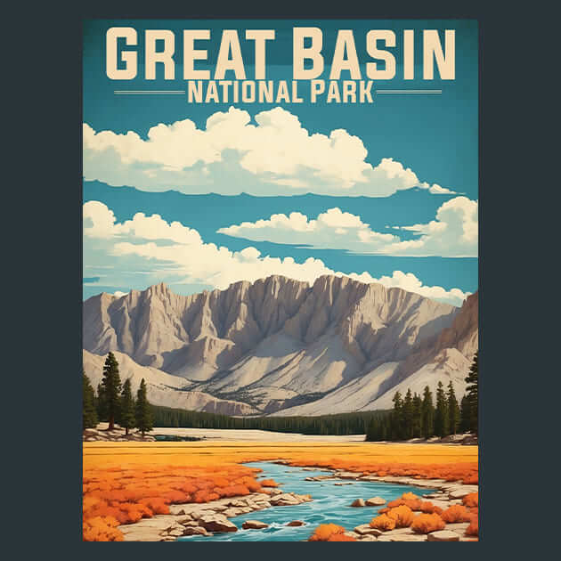 Great Basin Metal Wall Art and Desktop Mouse Pad by X2Metal