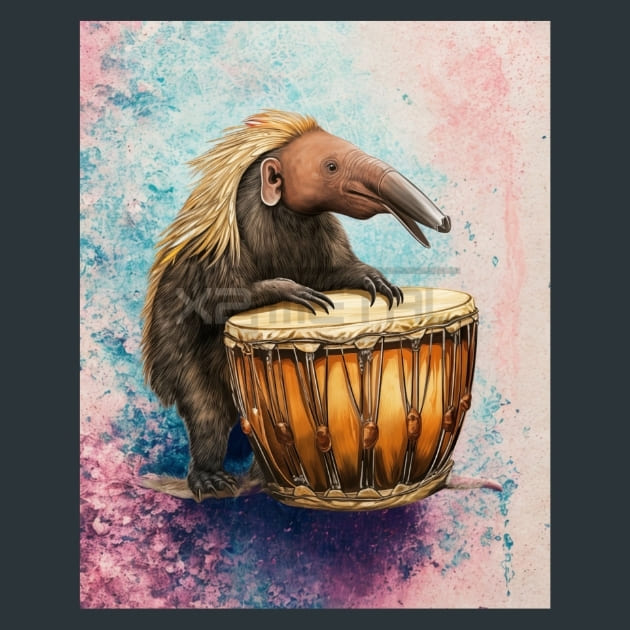 Grizzly Stare Metal Wall Art and Desktop Mouse Pad by X2Metal