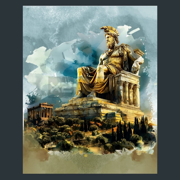 Guardians of History Metal Wall Art and Desktop Mouse Pad by X2Metal