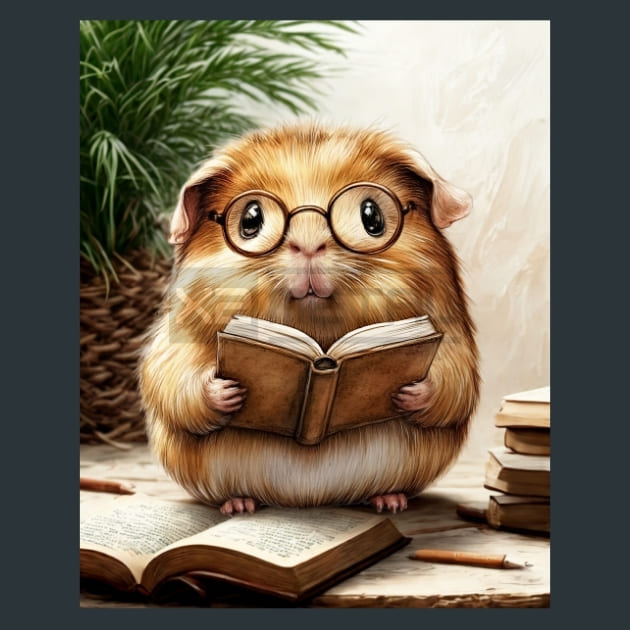 Guinea Pigs 2 Metal Wall Art and Desktop Mouse Pad by X2Metal