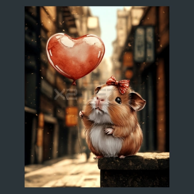 Guinea Pigs 21 Metal Wall Art and Desktop Mouse Pad by X2Metal