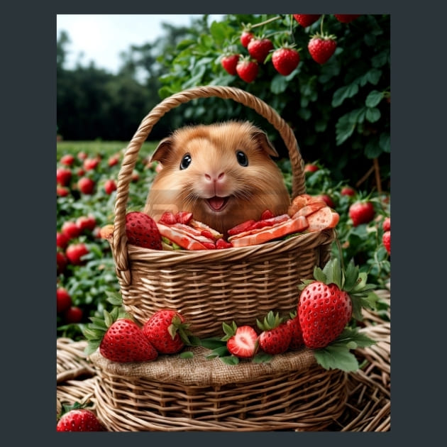 Guinea Pigs 22 Metal Wall Art and Desktop Mouse Pad by X2Metal