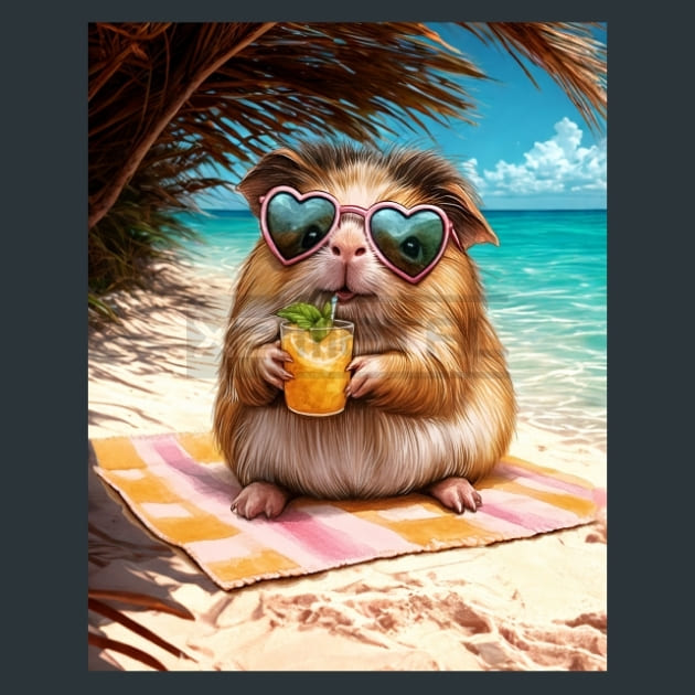 Guinea Pigs 8 Metal Wall Art and Desktop Mouse Pad by X2Metal