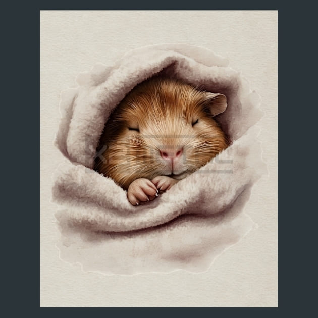 Guinea Pigs 9 Metal Wall Art and Desktop Mouse Pad by X2Metal