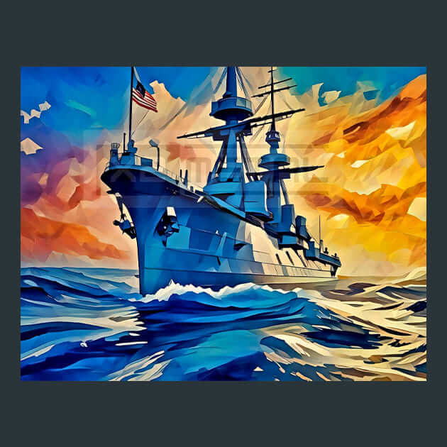 HMS Victory Ship Metal Wall Art and Desktop Mouse Pad by X2Metal