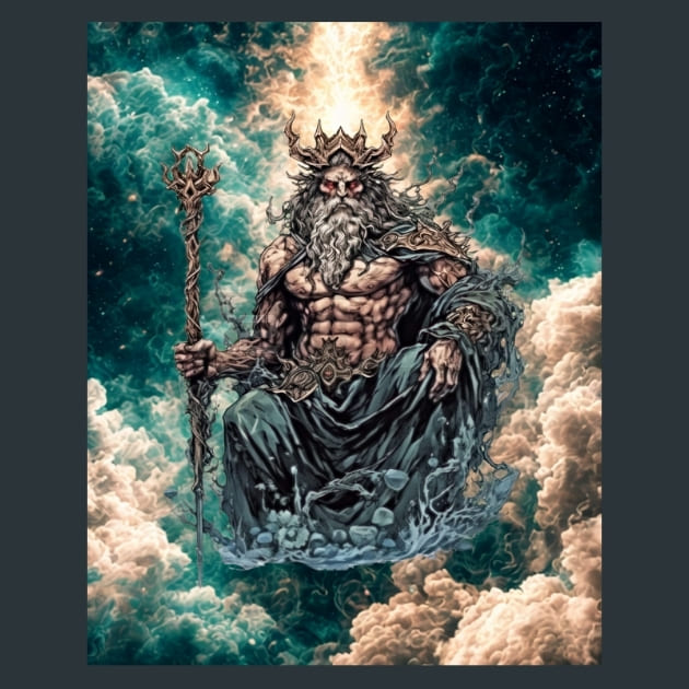 Hades(1)-Greek_Gods Metal Wall Art and Desktop Mouse Pad by X2Metal