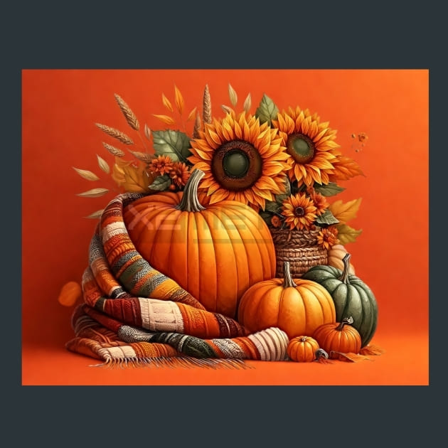 Halloween Pumpkin 46 Metal Wall Art and Desktop Mouse Pad by X2Metal