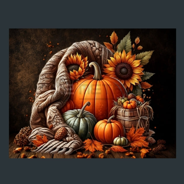 Halloween Pumpkin 47 Metal Wall Art and Desktop Mouse Pad by X2Metal