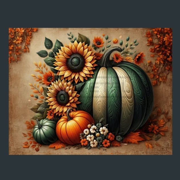 Halloween Pumpkin 48 Metal Wall Art and Desktop Mouse Pad by X2Metal