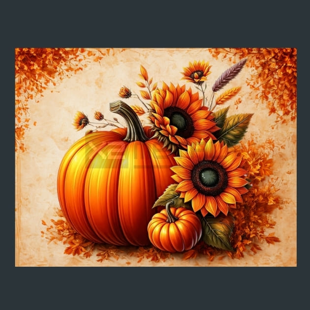 Halloween Pumpkin 52 Metal Wall Art and Desktop Mouse Pad by X2Metal