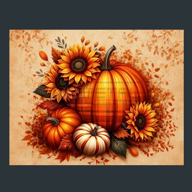 Halloween Pumpkin 55 Metal Wall Art and Desktop Mouse Pad by X2Metal