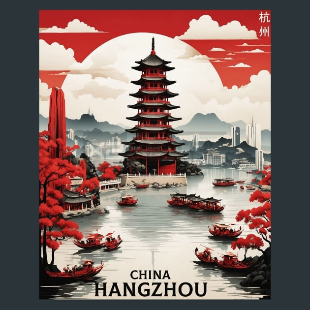 Hangzhou China Metal Wall Art and Desktop Mouse Pad by X2Metal