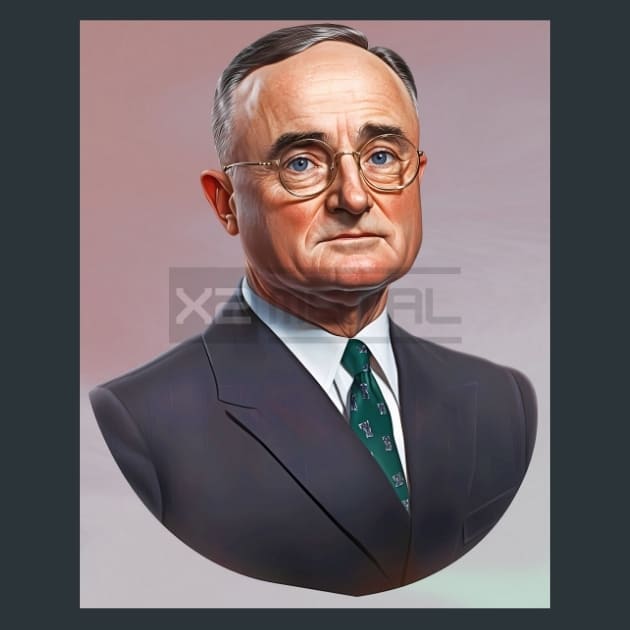 Harry-S.-Truman-33rd-President-metal-prints-posters-mouse-pads