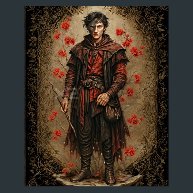 Hawthorn - The Illusionist-Zodiac-Avatars Metal Wall Art and Desktop Mouse Pad by X2Metal