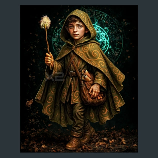 Hazel - The Knower-Zodiac-Avatars Metal Wall Art and Desktop Mouse Pad by X2Metal