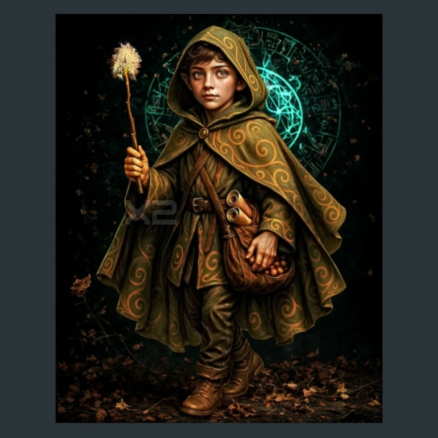 Hazel - The Knower-Zodiac-Avatars Metal Wall Art and Desktop Mouse Pad by X2Metal