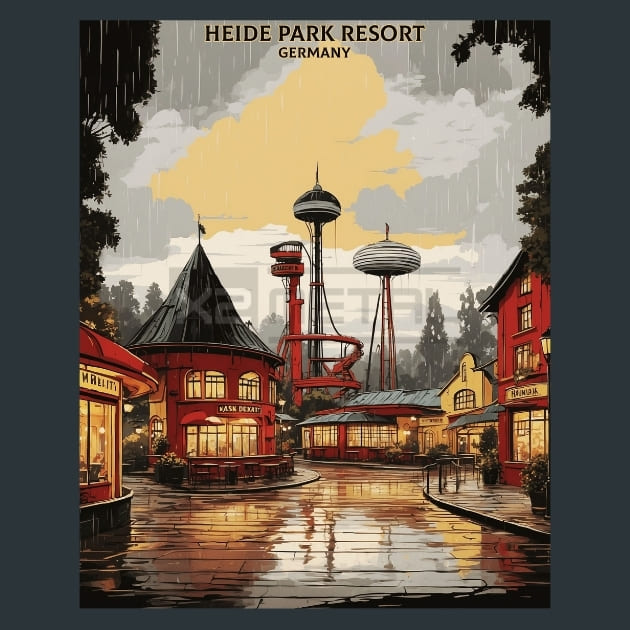 Heide Park Resort Germany Metal Prints Posters and Mouse Pads