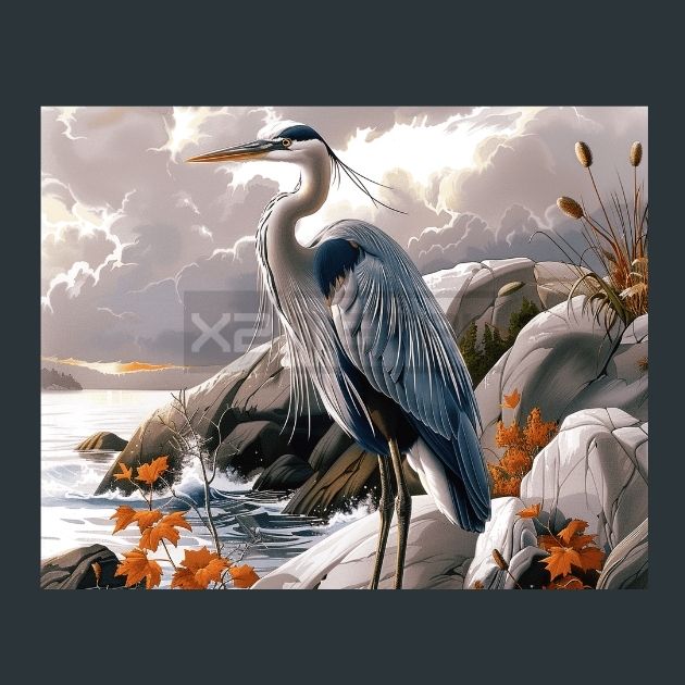 Heron-Bird-Grace-17-Metal-Prints