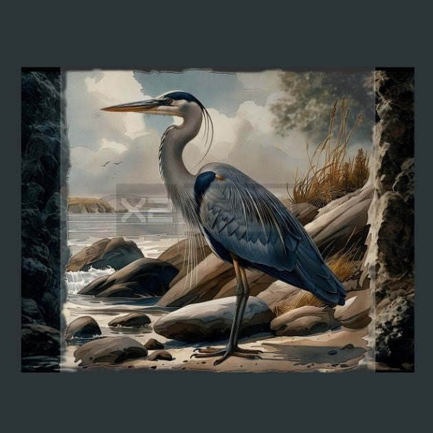Heron-Bird-Grace-34-Metal-Prints