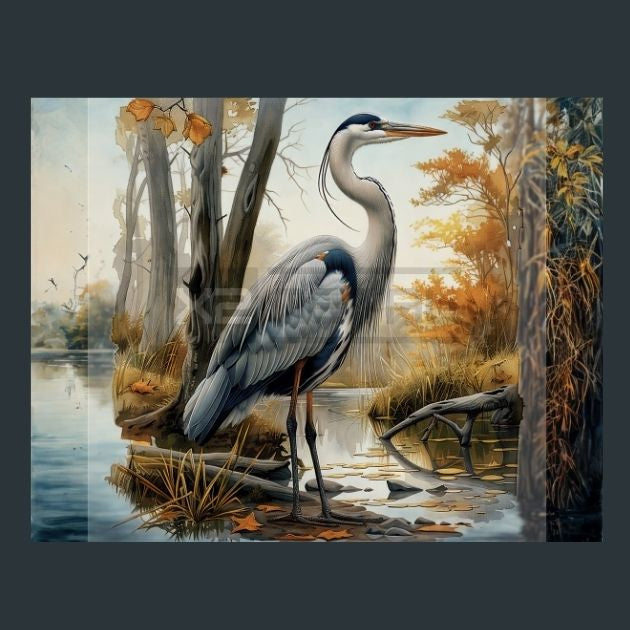 Heron-Bird-Grace-8-Metal-Prints