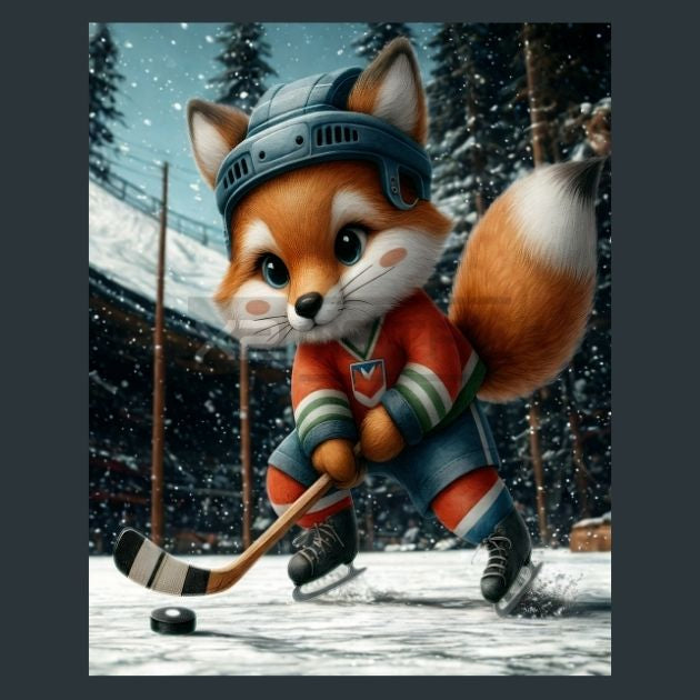 Hockey-Fox-05-Metal-Prints