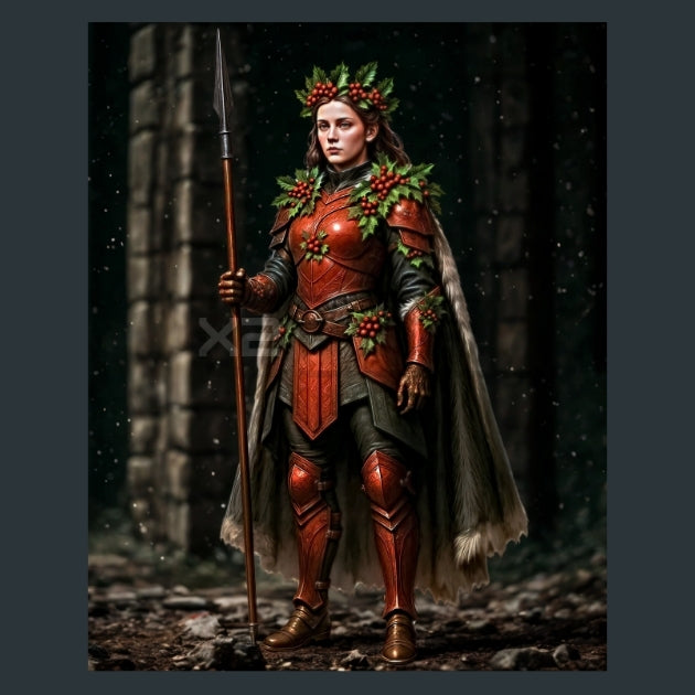 Holly - The Leader-Zodiac-Avatars Metal Wall Art and Desktop Mouse Pad by X2Metal