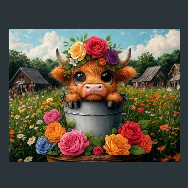 Holy Cow 23 Metal Wall Art and Desktop Mouse Pad by X2Metal