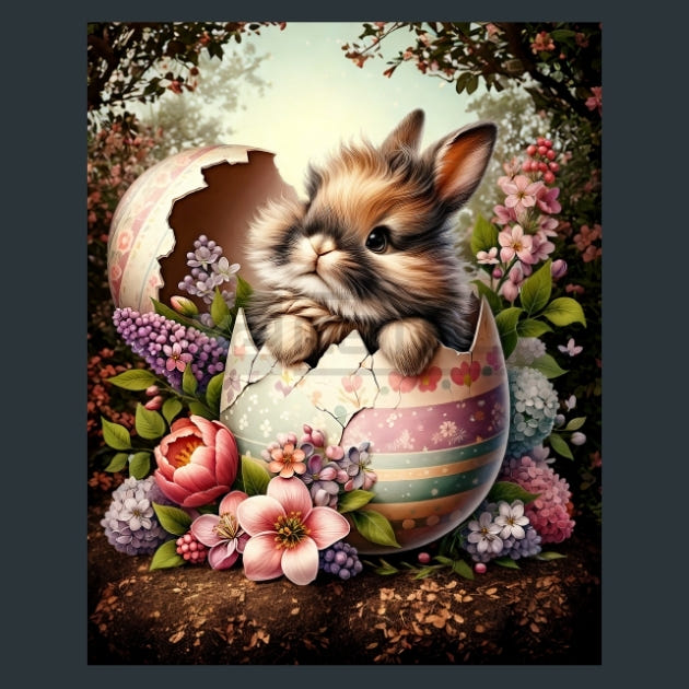 Easter Egg Joy 4 Metal Wall Art and Desktop Mouse Pad by X2Metal