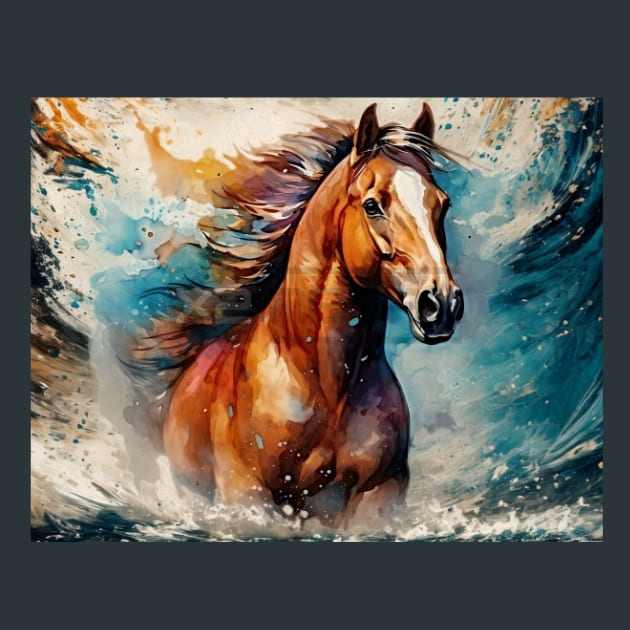 Horses-Galloping-Grace-10-metal-prints-posters-mouse-pads