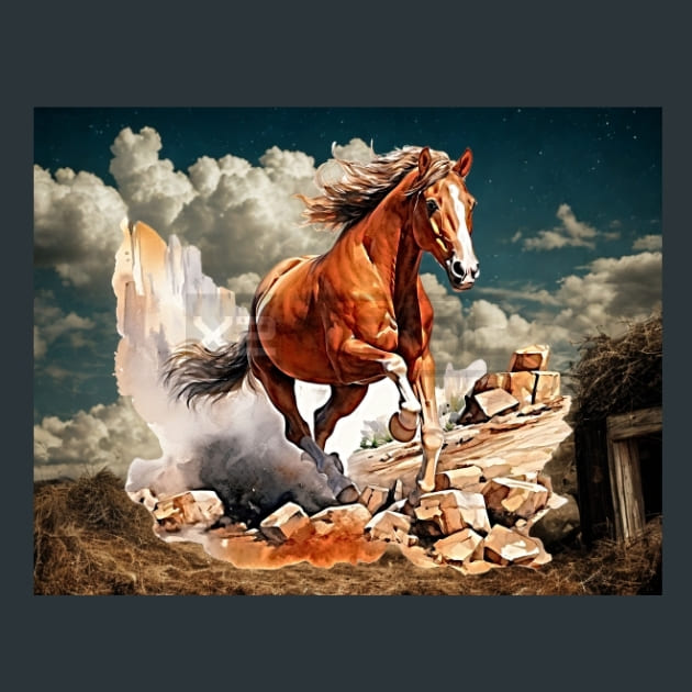 Horses-Galloping-Grace-11-metal-prints-posters-mouse-pads