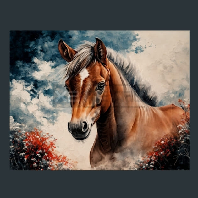 Horses-Galloping-Grace-15-metal-prints-posters-mouse-pads