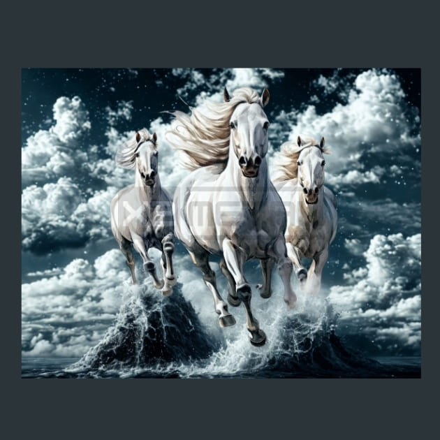 Horses-Galloping-Grace-16-metal-prints-posters-mouse-pads