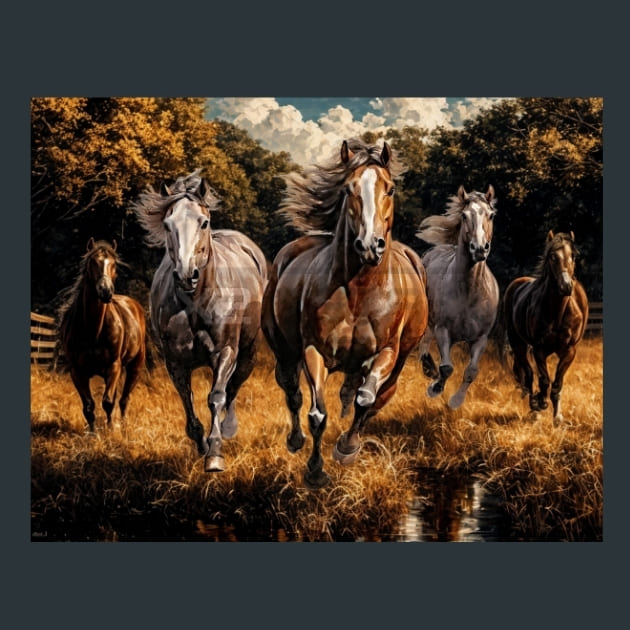 Horses-Galloping-Grace-3-metal-prints-posters-mouse-pads