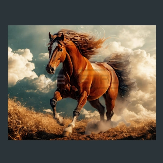 Horses-Galloping-Grace-8-metal-prints-posters-mouse-pads