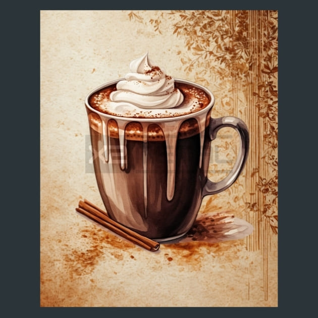 Hot Chocolate 39 Metal Wall Art and Desktop Mouse Pad by X2Metal