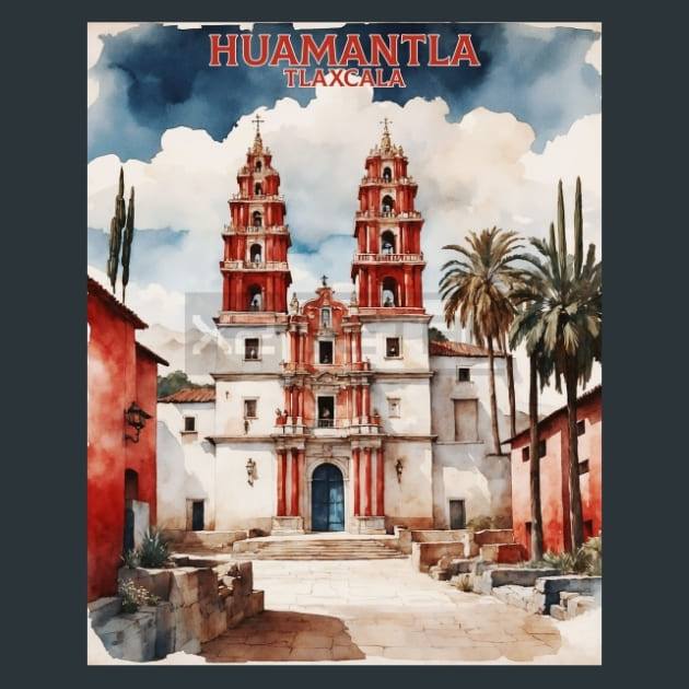 Huamantla Tlaxcala Mexico Metal Prints Posters and Mouse Pads
