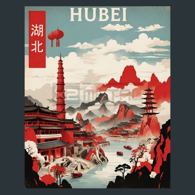 Hubei province China Metal Wall Art and Desktop Mouse Pad by X2Metal