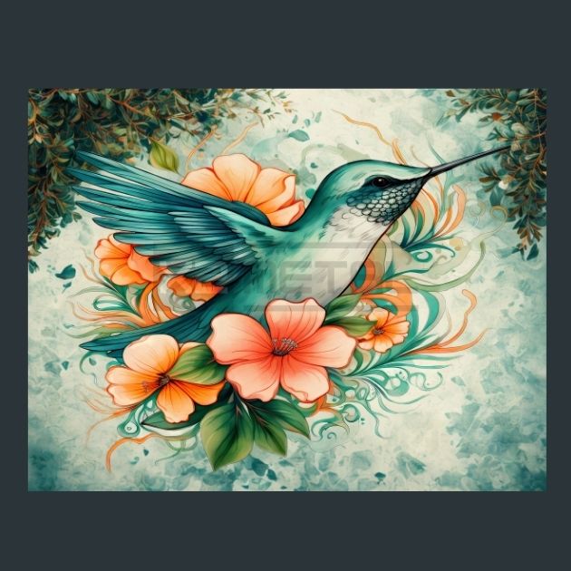 Humming-birds-192-Metal-Prints