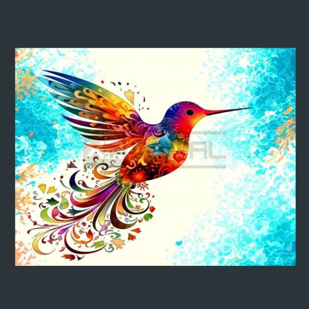 Humming-birds-261-Metal-Prints