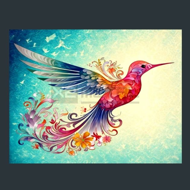Humming-birds-263-Metal-Prints