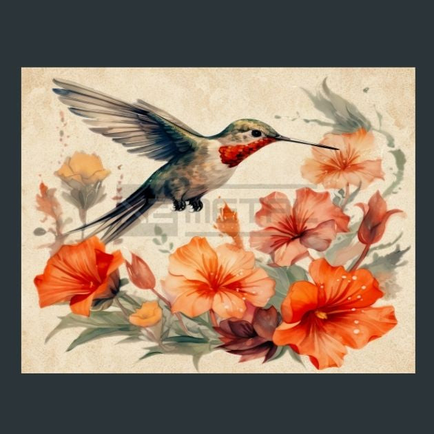 Humming-birds-267-Metal-Prints