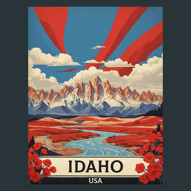 Idaho Metal Prints Wall Art by X2Metal