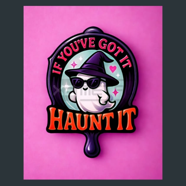 If You ve Got It, Haunt It Metal Wall Art and Desktop Mouse Pad by X2Metal