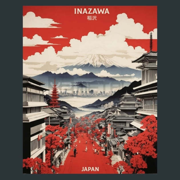 Inazawa Japan Metal Wall Art and Desktop Mouse Pad by X2Metal