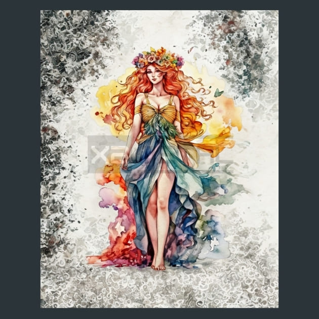 Iris Greek Olympus Deitties – Metal Print &amp; Mouse Pad | ChromaLuxe | Made in Iowa USA