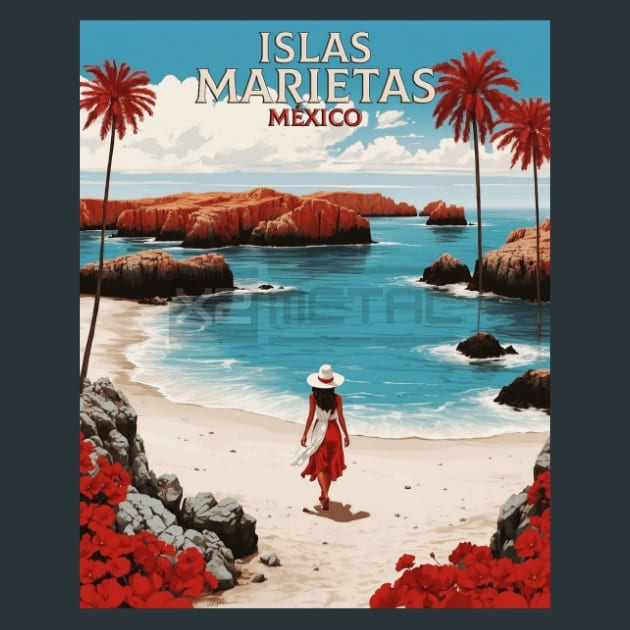 Islas Marietas 2 Mexico Metal Prints Posters and Mouse Pads