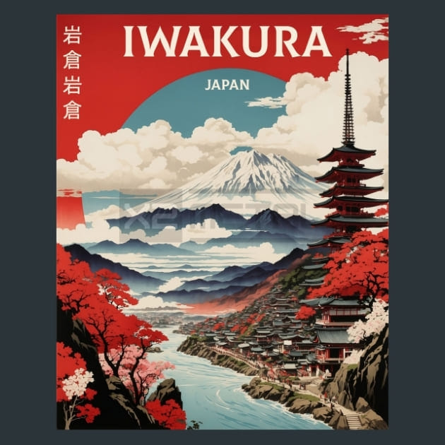 Iwakura Japan Metal Wall Art and Desktop Mouse Pad by X2Metal